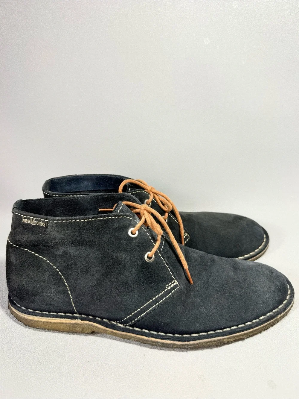 Russell & Bromley Men’s Navy Chukka Boots Handmade in England